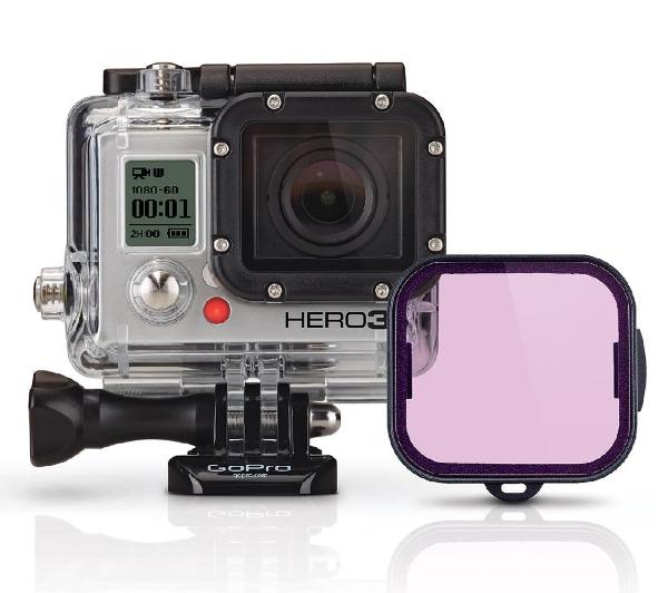 Magenta filter til HERO3+ dykkerkamera