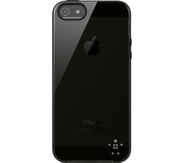 Sort, gennemsigtigt cover til iPhone 5