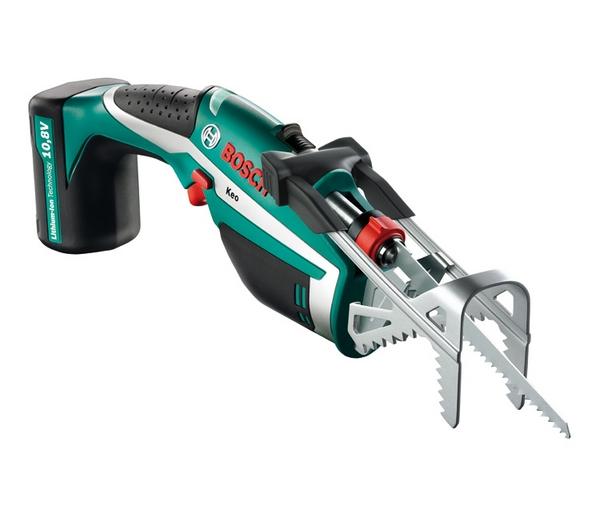 Trådløs Keo beskæresakse 10,8 volt - leveres med Li-Ion 10,8 V, en oplader og en klinge