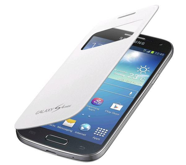 View cover Origine til Galaxy S4 mini I9190 - Hvid - Klap etui