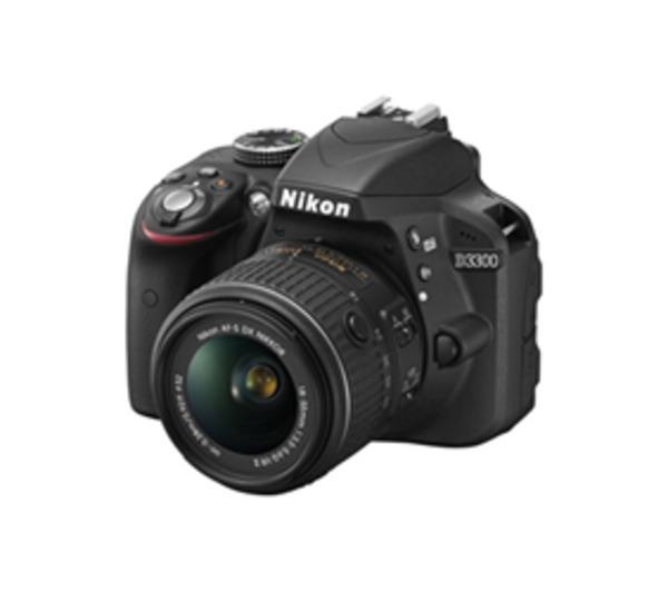 D3300 kamera med AF-P 18-55mm VR objektiv